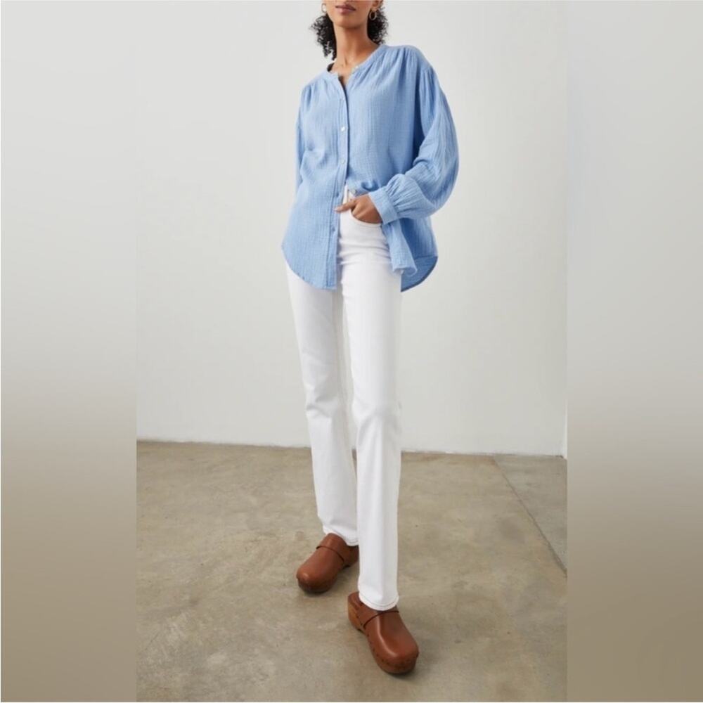 NWT Rails Charlet Vista Blue Top Size XS